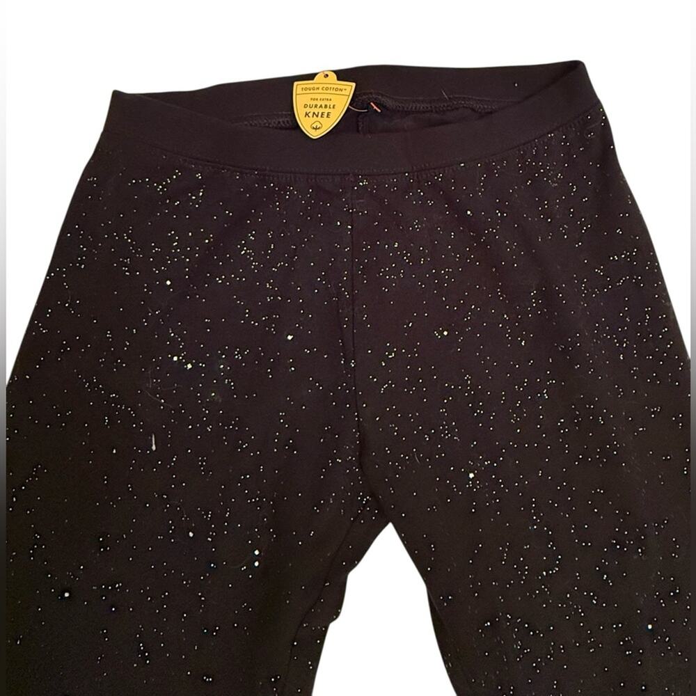 Cat & Jack Black Sparkle Leggings Size XL NWT - Picture 3 of 12